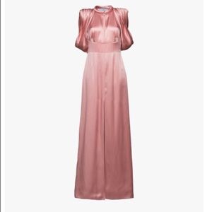 PINK SATIN DRESS